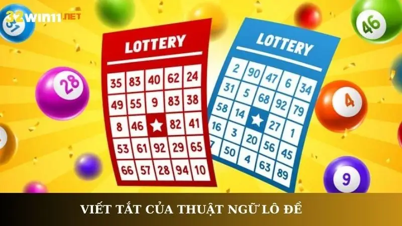 Viết tắt của thuật ngữ lô đề